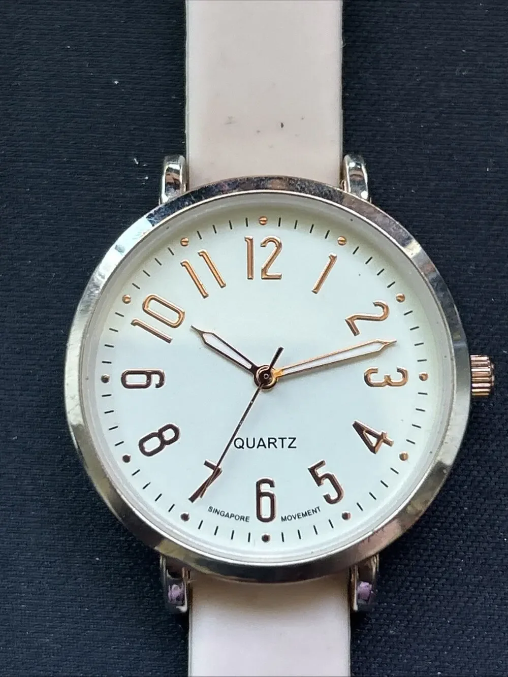 Charming Charlie Rose Gold And Silver Tone White Dial Women’s Quartz Watch